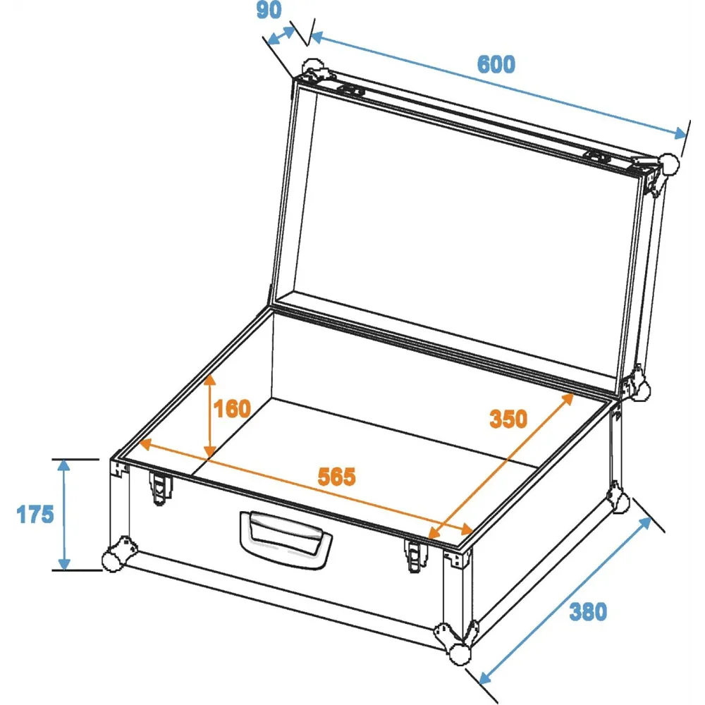 ROADINGER Universal-Koffer-Case Tour Pro schwarz