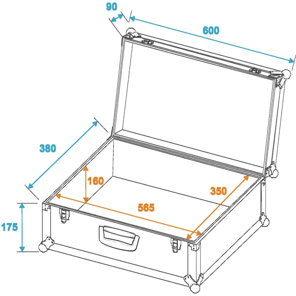 ROADINGER Universal-Koffer-Case Tour Pro alu