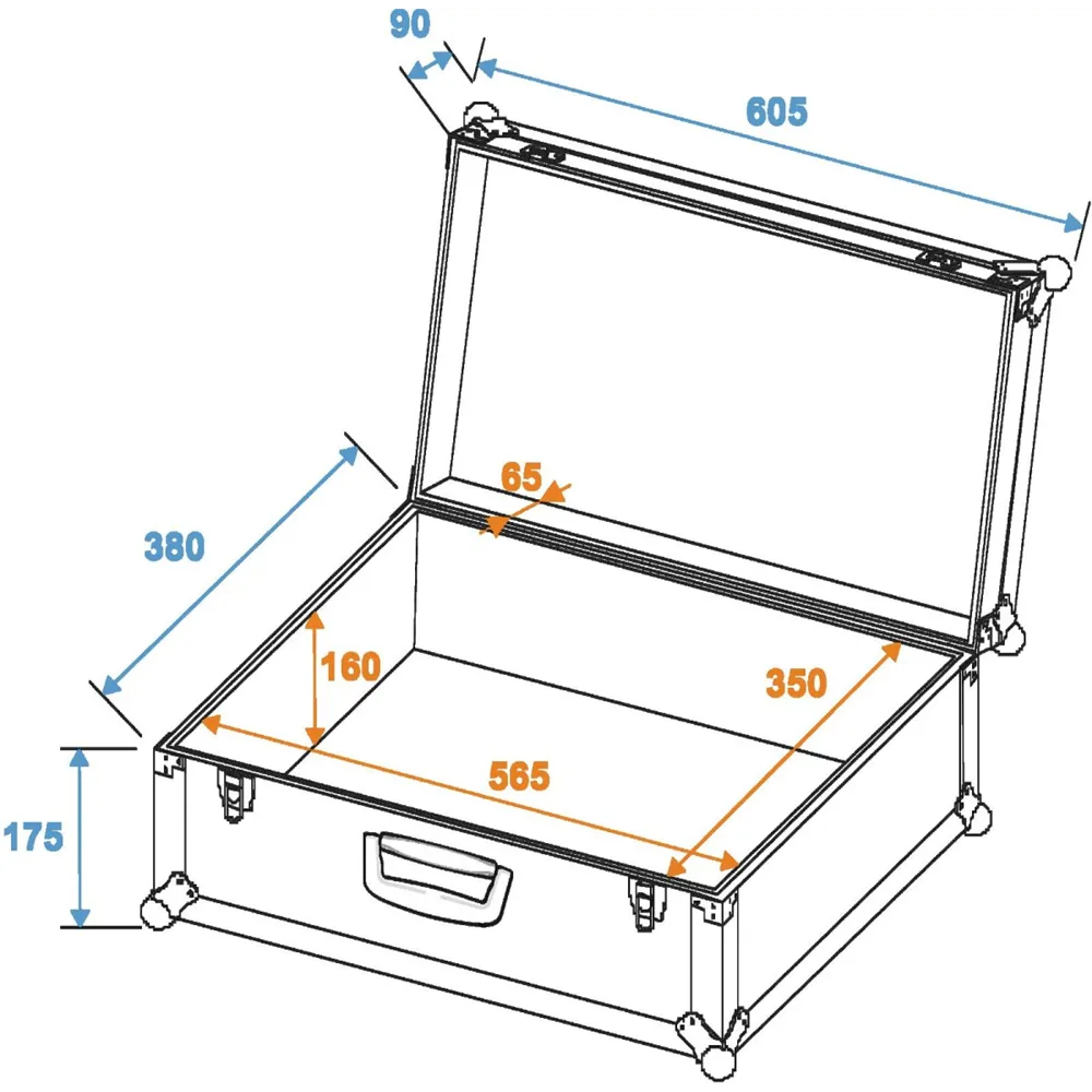 ROADINGER Universal-Koffer-Case Tour Lock schwarz