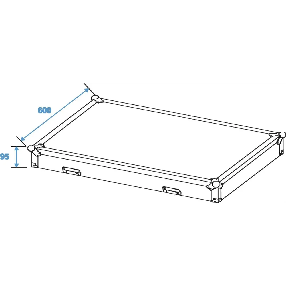 ROADINGER Universal-Schubladen-Case ODS-1 mit Rollen