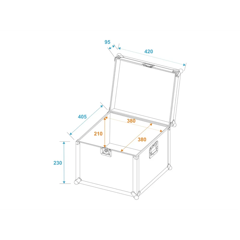ROADINGER Universal-Transport-Case 40x40x30cm