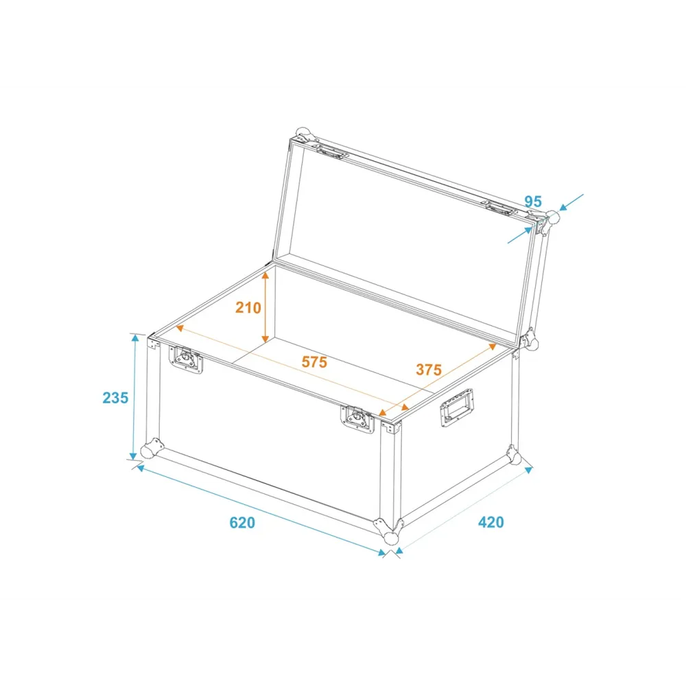 ROADINGER Universal-Transport-Case 60x40x30cm