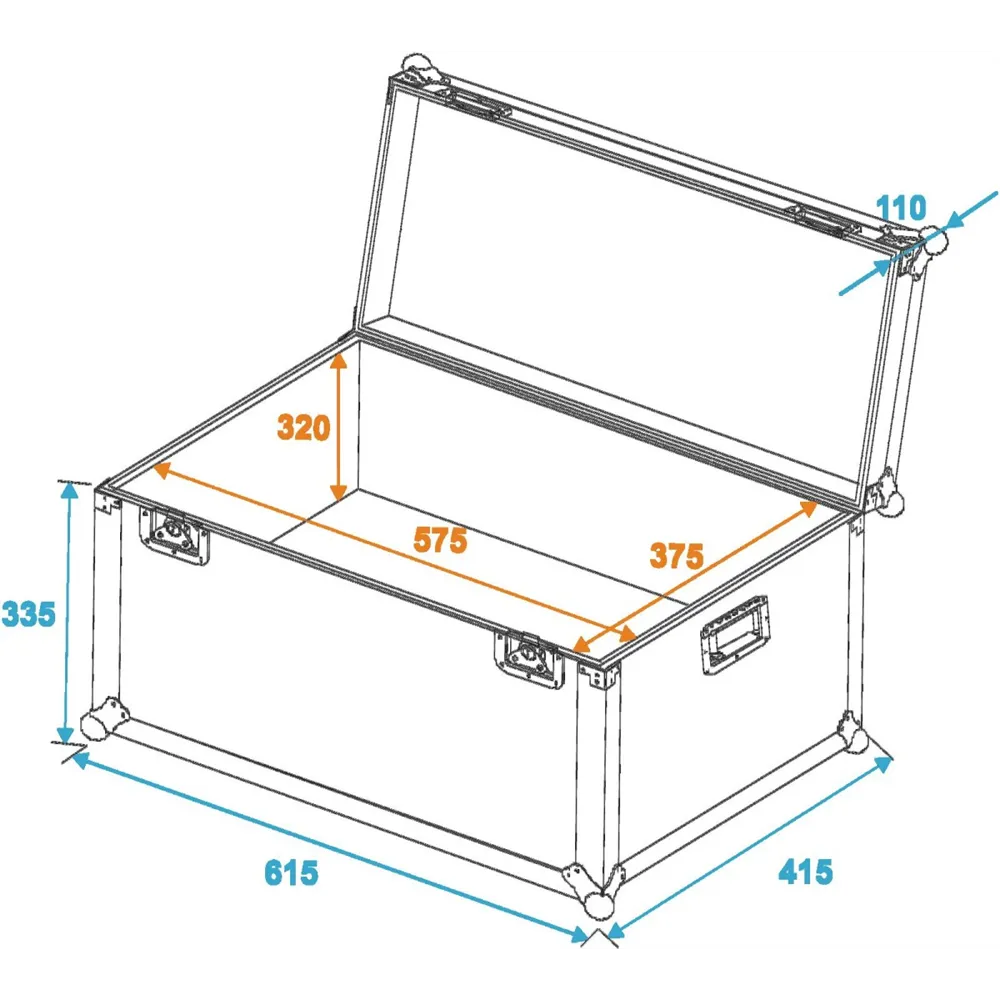 ROADINGER Universal-Transport-Case 60x40cm
