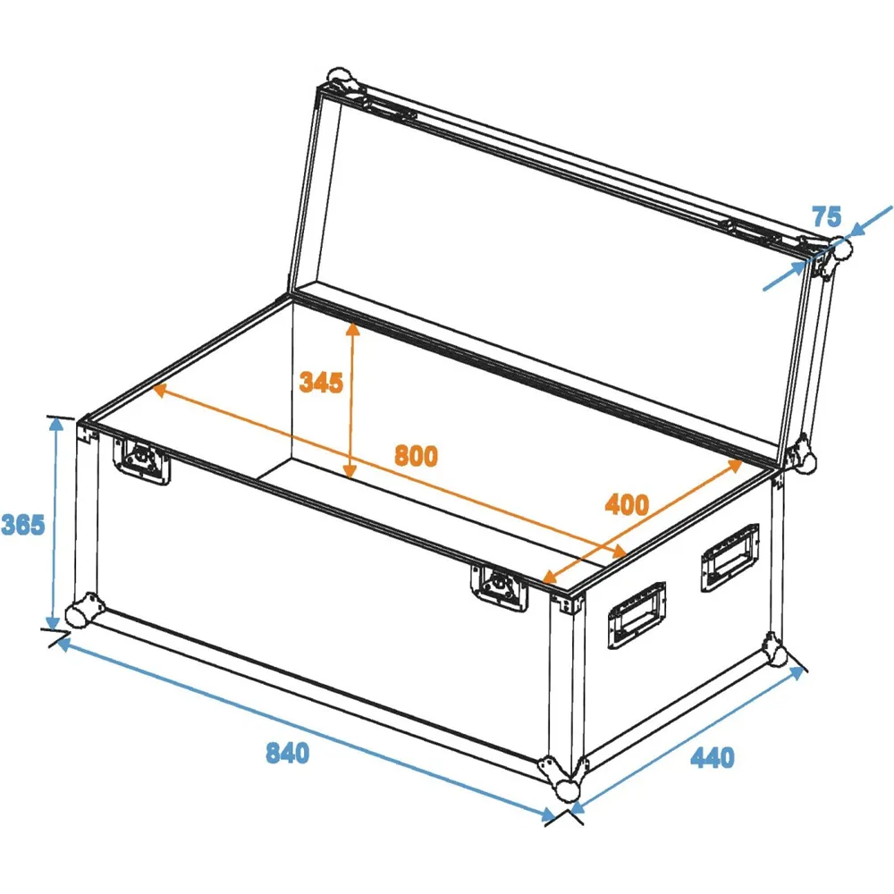 ROADINGER Universal-Case Profi 80x40x40cm