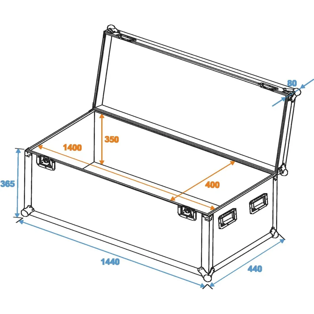 ROADINGER Universal-Case Profi 140x40x40cm
