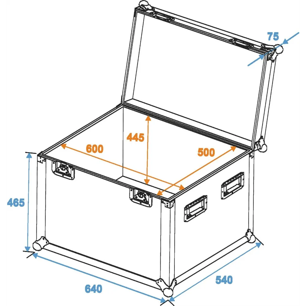 ROADINGER Universal-Case Profi 60x50x50cm
