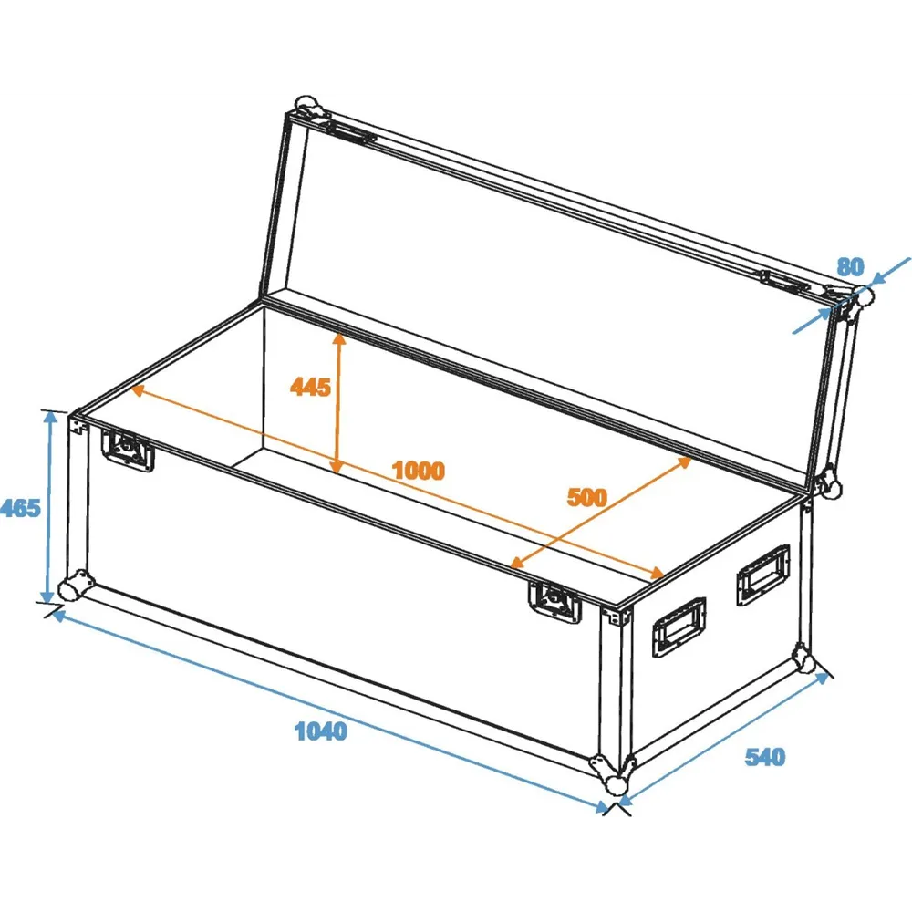 ROADINGER Universal-Case Profi 100x50x50cm