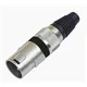 OMNITRONIC XLR Stecker 3pol sw 10x