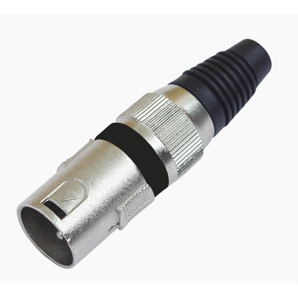 OMNITRONIC XLR Stecker 3pol sw 10x