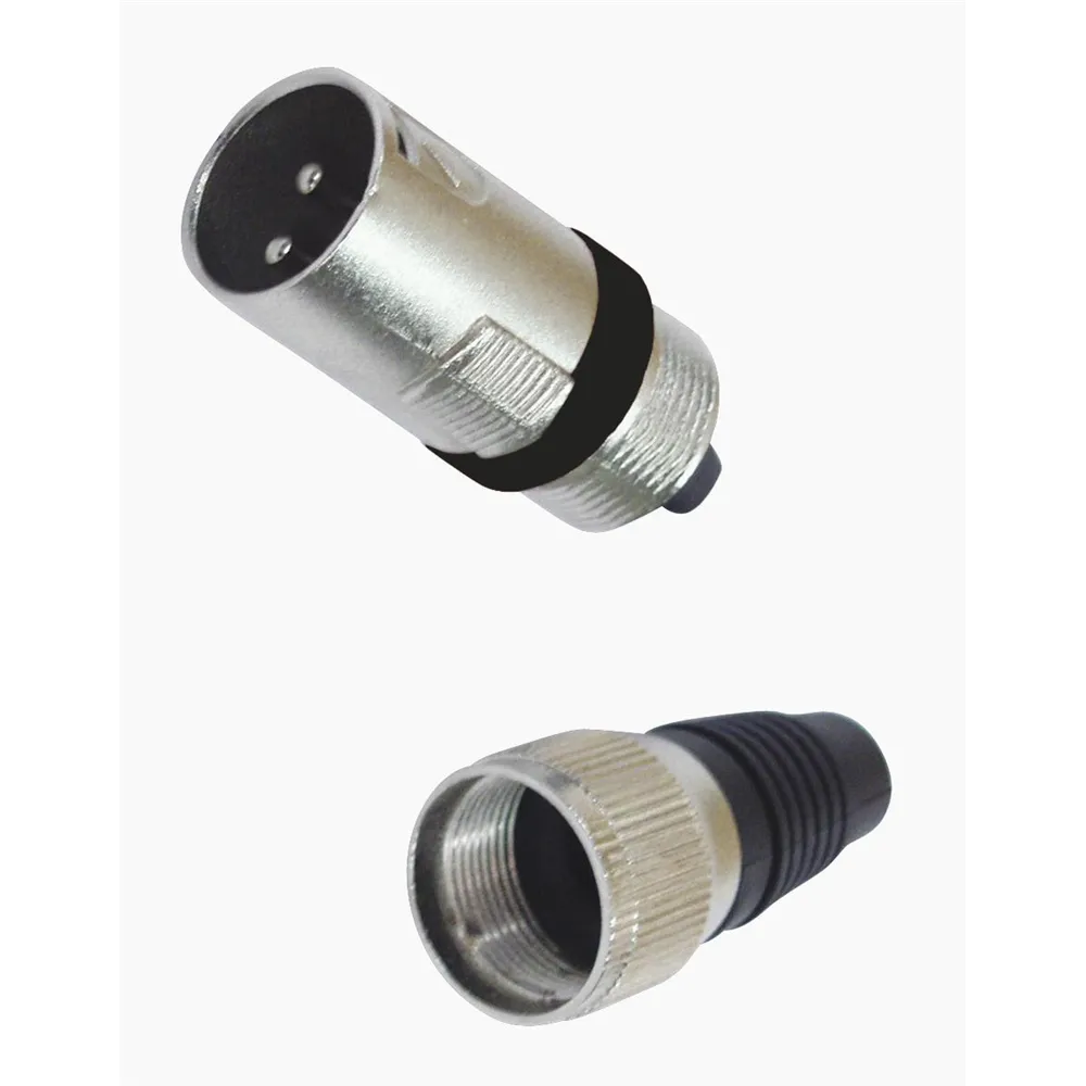 OMNITRONIC XLR Stecker 3pol sw 10x