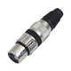 OMNITRONIC XLR Buchse 3pol sw 10x