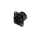NEUTRIK XLR Einbaustecker 3pol NC3MDL-1-BAG