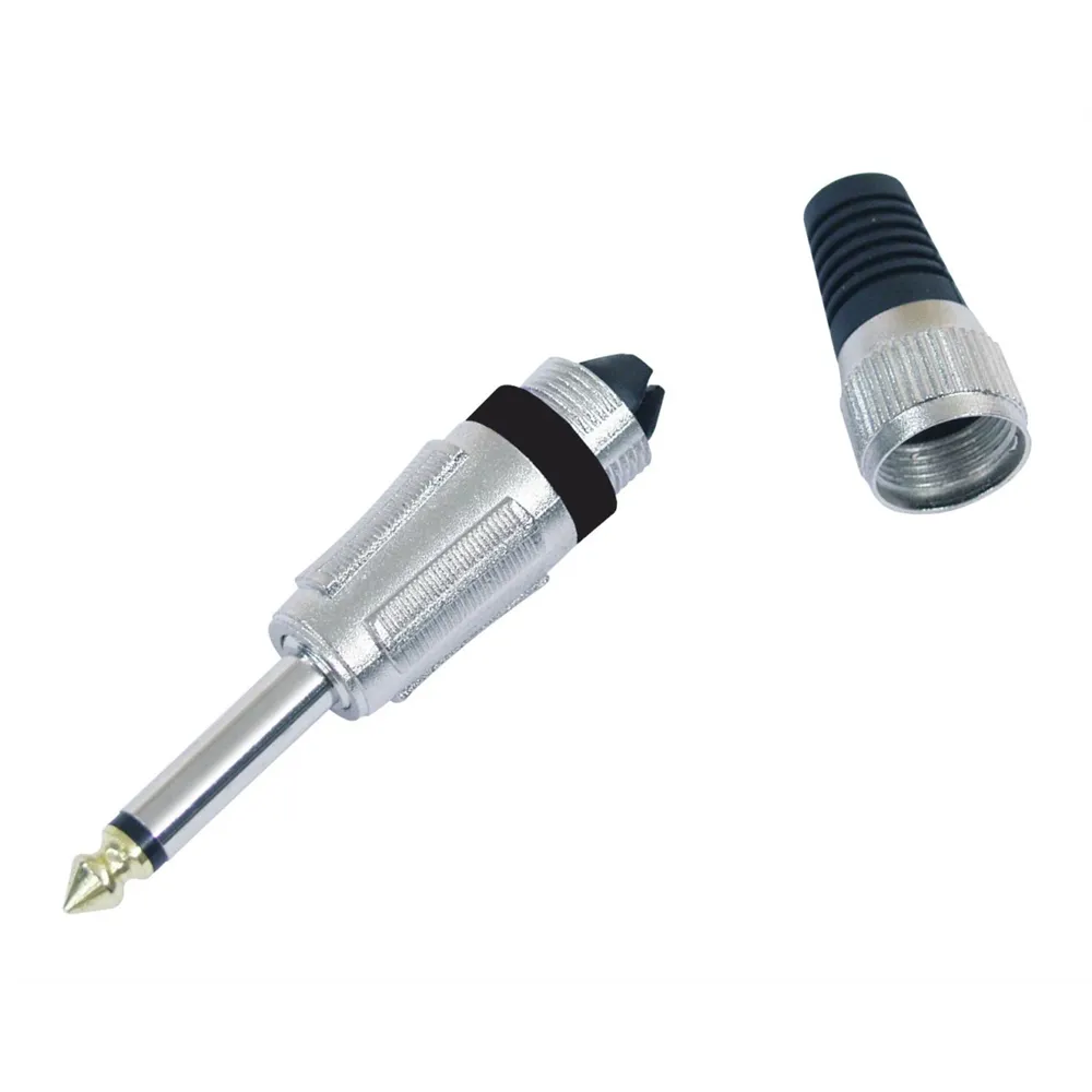 OMNITRONIC Klinkenstecker 6,3 mono sw ROAD 10x