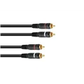 OMNITRONIC Cinch Kabel 2x2 5m