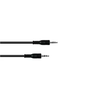 OMNITRONIC Klinkenkabel 3,5 stereo 3m sw