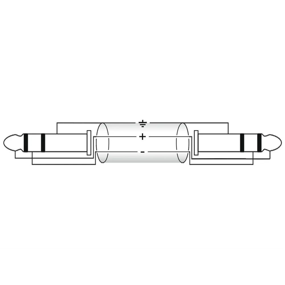 OMNITRONIC Klinkenkabel 3,5 stereo 3m sw