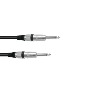 OMNITRONIC Klinkenkabel 6,3 mono 3m sw ROAD