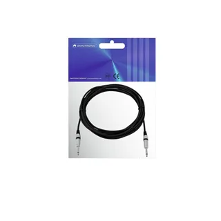 OMNITRONIC Klinkenkabel 6,3 mono 6m sw ROAD