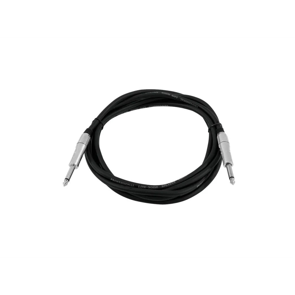 OMNITRONIC Lautsprecherkabel Klinke 2x1,5 1,5m sw