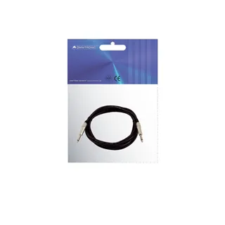 OMNITRONIC Lautsprecherkabel Klinke 2x1,5 1,5m sw