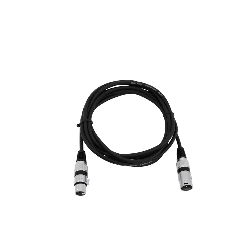 OMNITRONIC XLR Kabel 3pol 10m sw