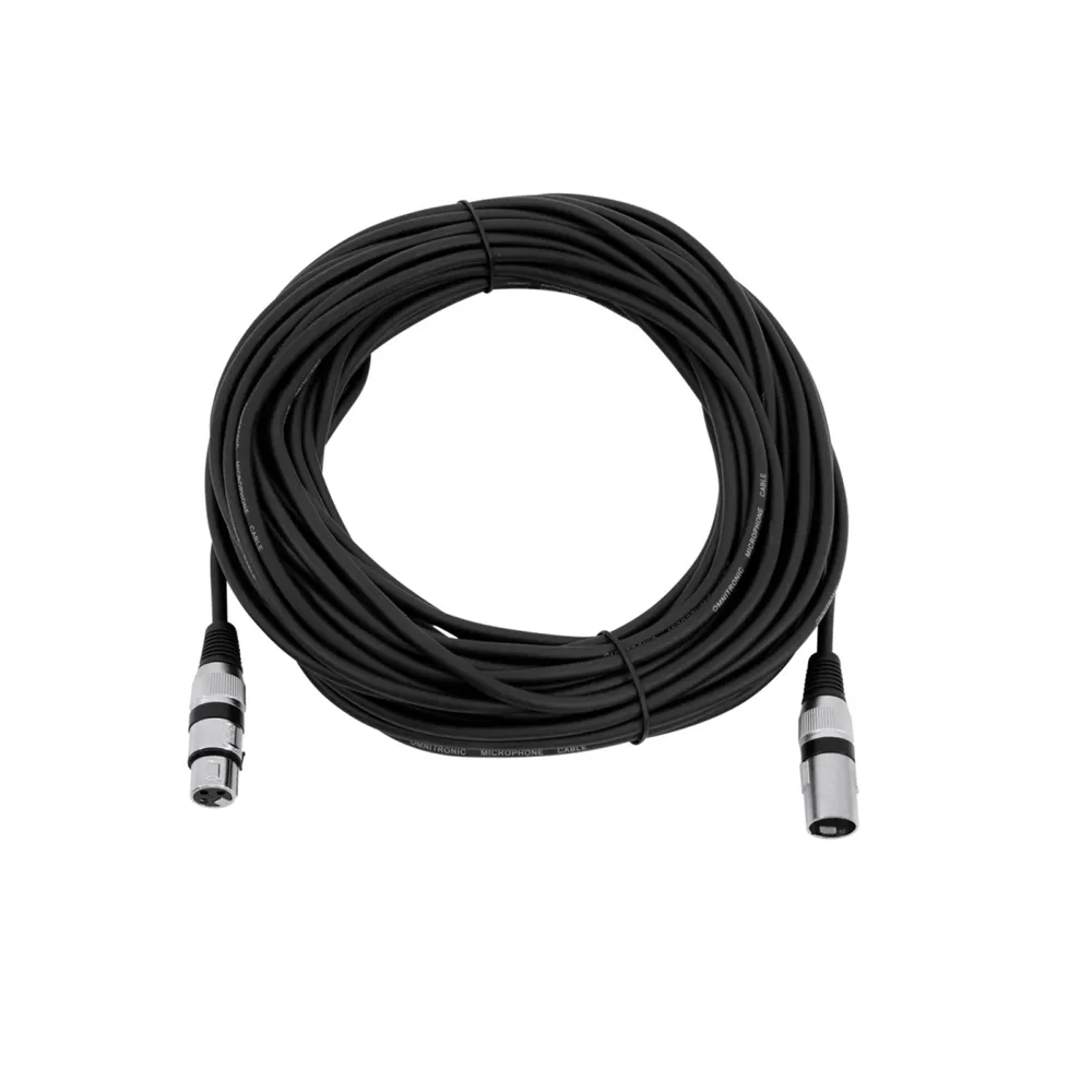 OMNITRONIC XLR Kabel 3pol 20m sw