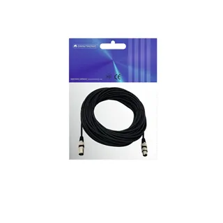 OMNITRONIC XLR Kabel 3pol 25m sw