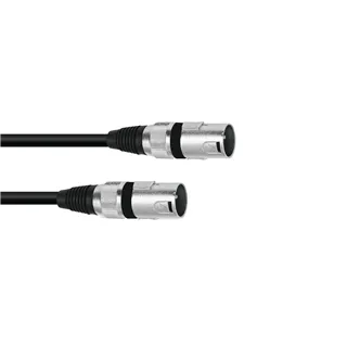 OMNITRONIC Adapterkabel XLR(M)/XLR(M) 0,2m sw