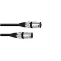 OMNITRONIC Adapterkabel XLR(M)/XLR(M) 0,2m sw