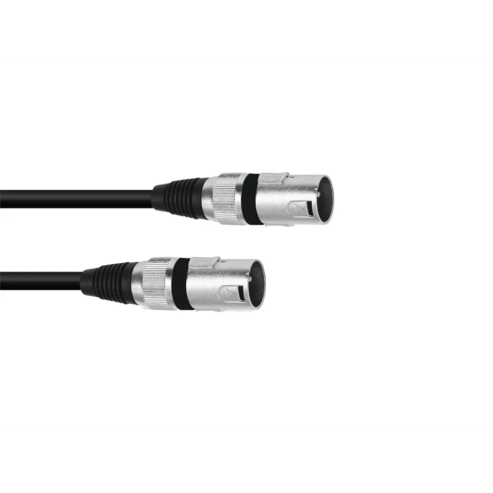 OMNITRONIC Adapterkabel XLR(M)/XLR(M) 0,2m sw