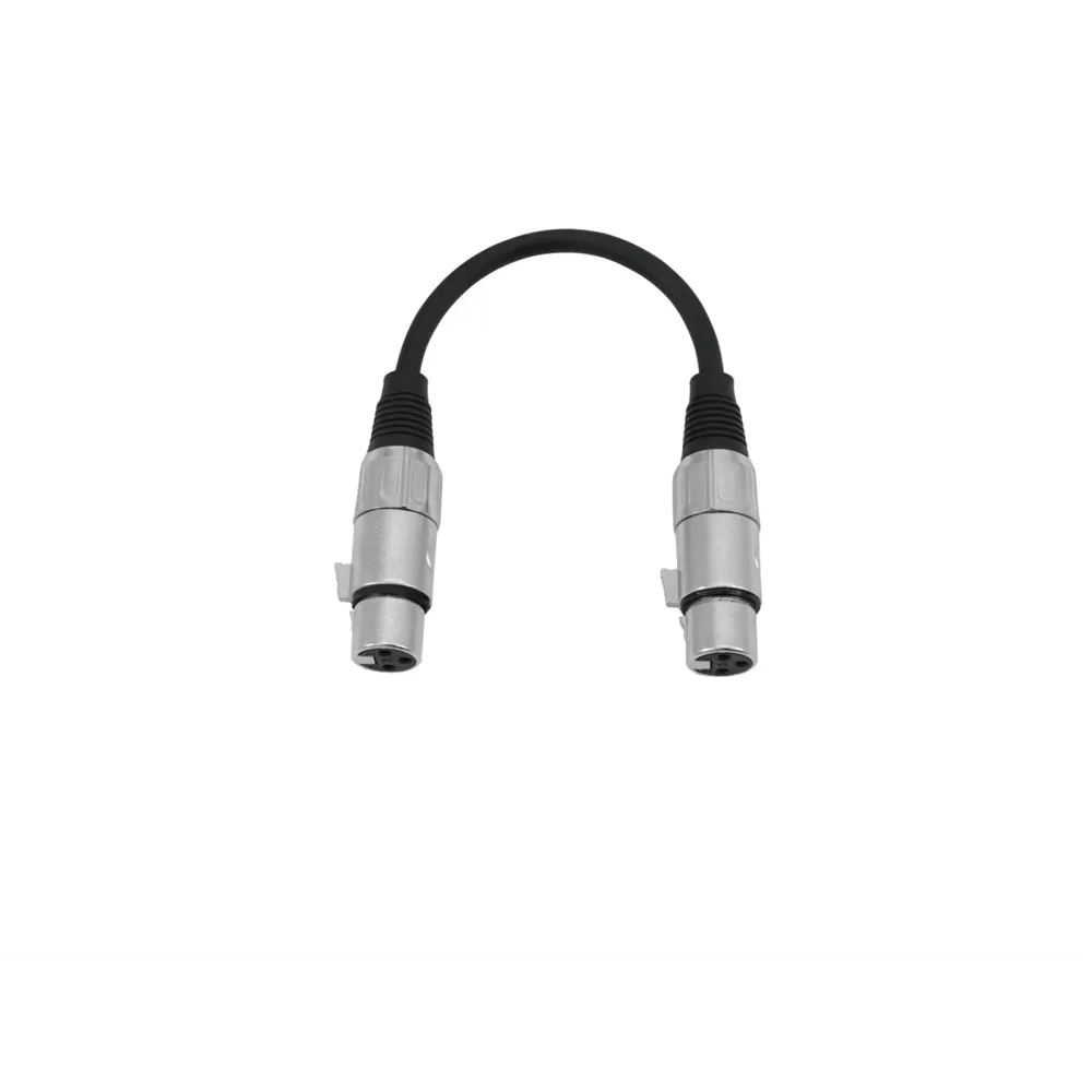 OMNITRONIC Adapterkabel XLR(F)/XLR(F) 0,2m sw