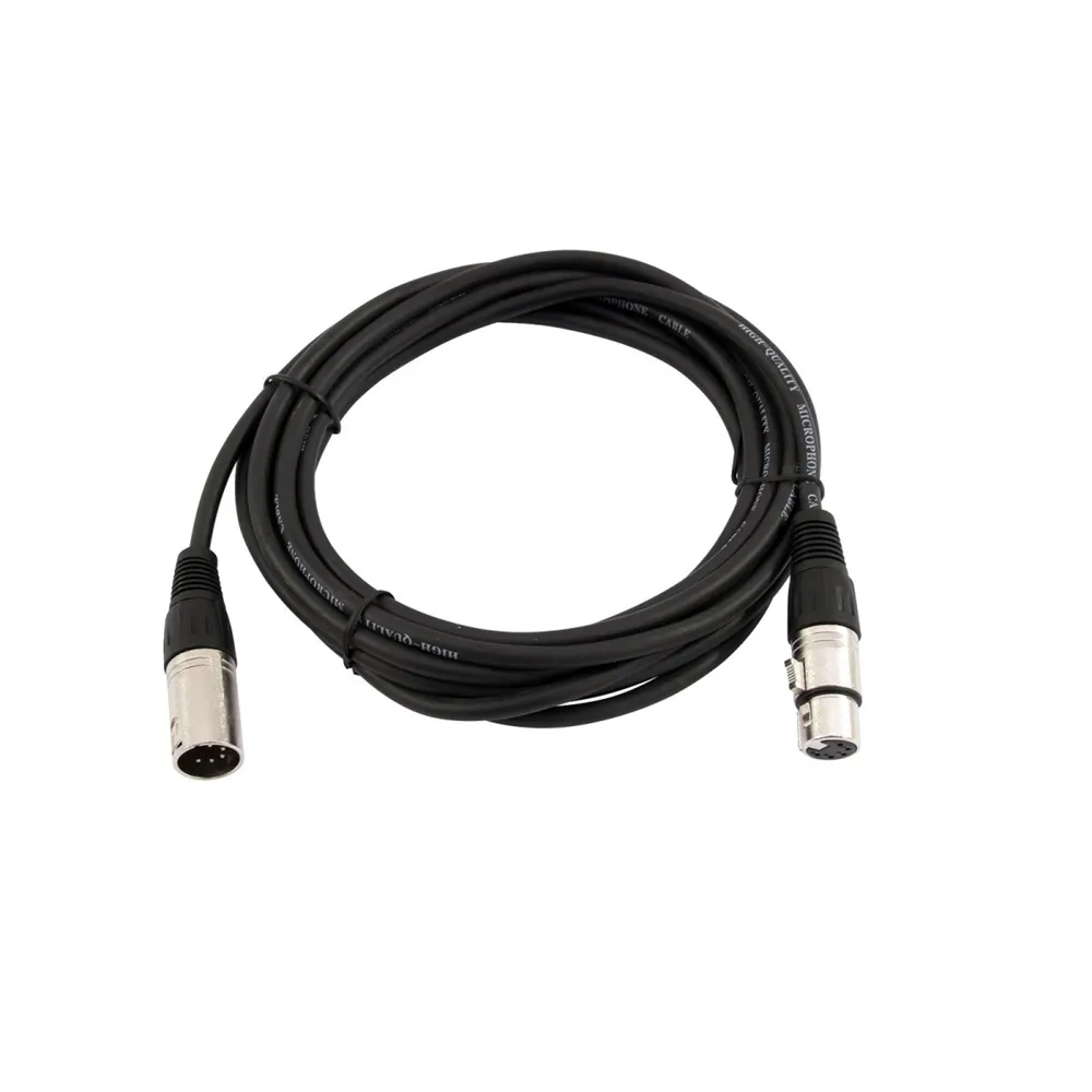 OMNITRONIC XLR Kabel 5pol 5m sw