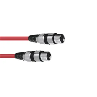OMNITRONIC XLR Kabel 3pol 1,5m rt