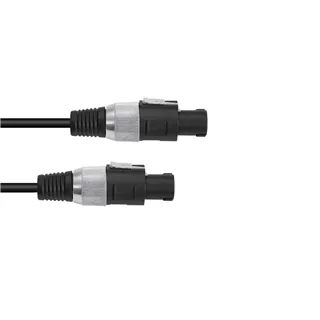 OMNITRONIC Lautsprecherkabel Speaker 2x1,5 5m sw