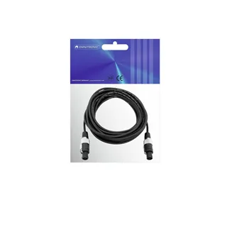 OMNITRONIC Lautsprecherkabel Speaker 2x1,5 10m sw