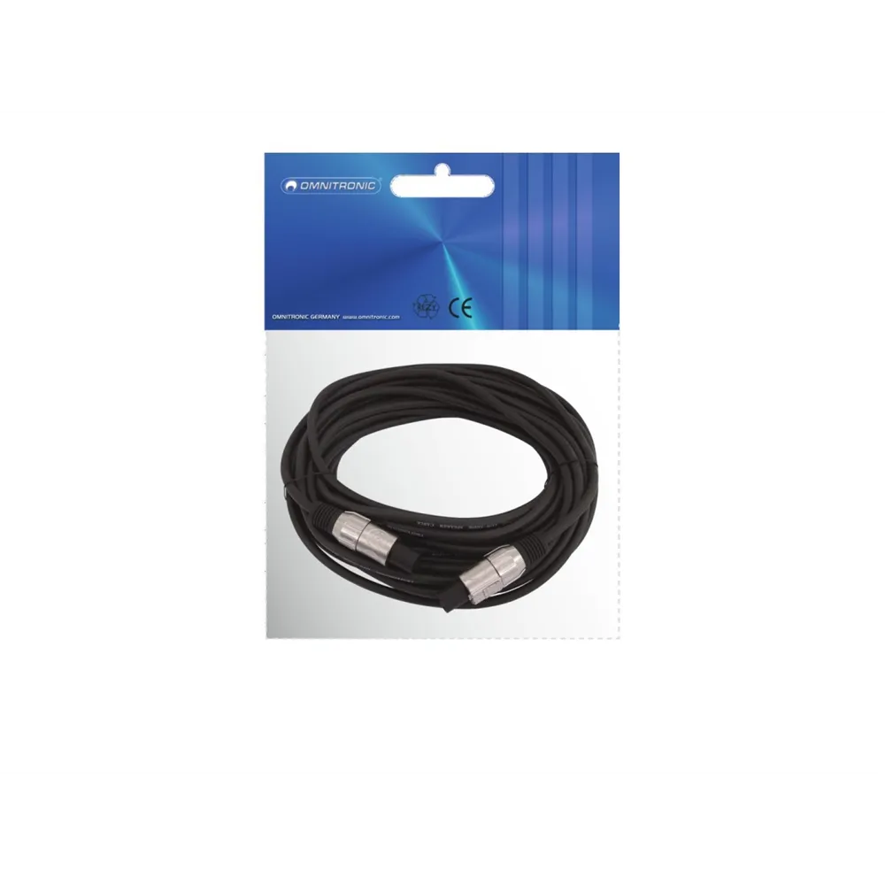 OMNITRONIC Lautsprecherkabel Speaker 2x2,5 10m sw