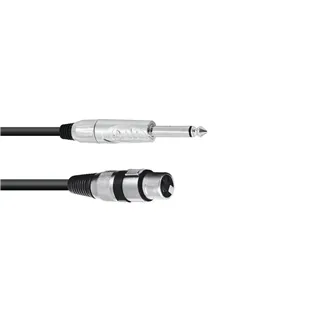OMNITRONIC Adapterkabel XLR(F)/Klinke mono 2m sw