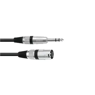 OMNITRONIC Adapterkabel XLR(M)/Klinke stereo 2m sw