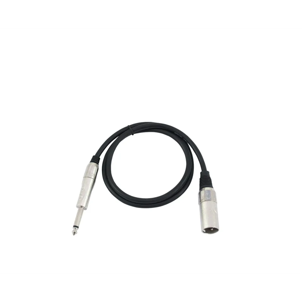 OMNITRONIC Adapterkabel XLR(M)/Klinke mono 0,9m sw