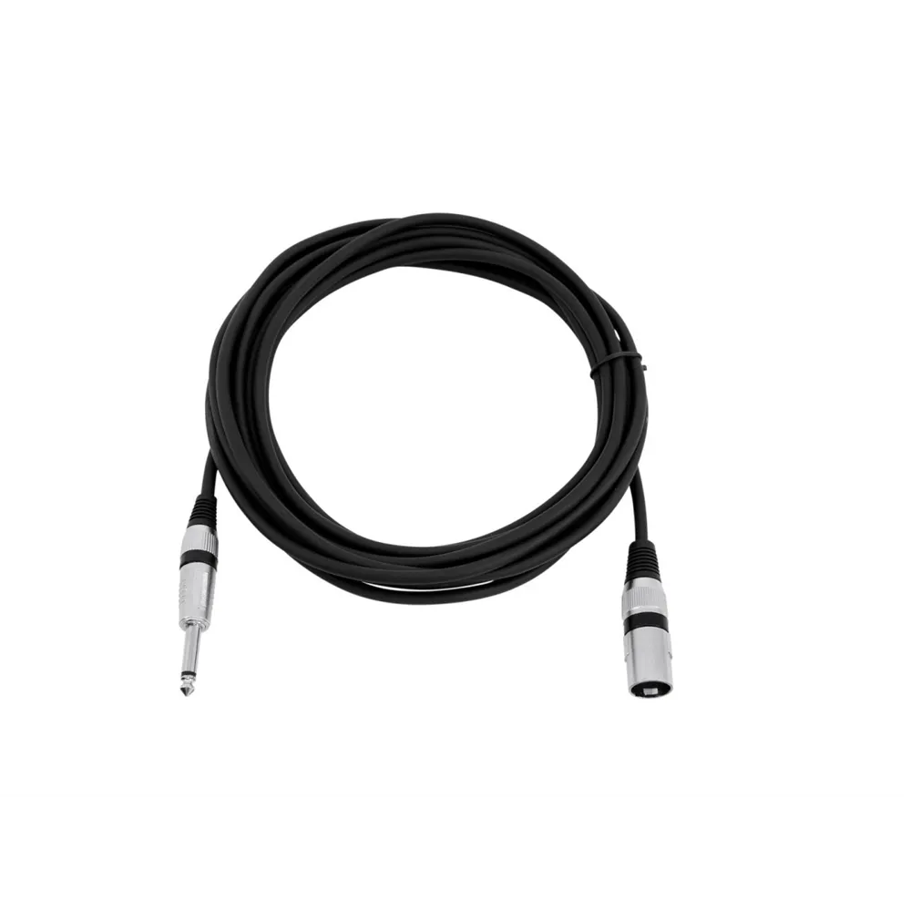 OMNITRONIC Adapterkabel XLR(M)/Klinke mono 5m sw
