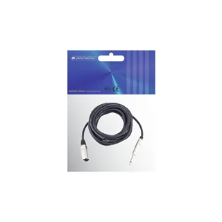 OMNITRONIC Adapterkabel XLR(M)/Klinke mono 10m sw