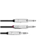 OMNITRONIC Adapterkabel Klinke/2xKlinke 3m