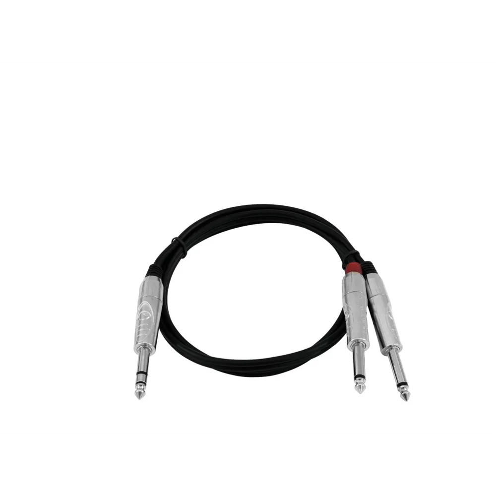 OMNITRONIC Adapterkabel Klinke/2xKlinke 3m