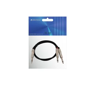 OMNITRONIC Adapterkabel Klinke/2xKlinke 3m