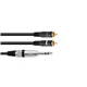 OMNITRONIC Adapterkabel Klinke Stereo/2xCinch 1,5m