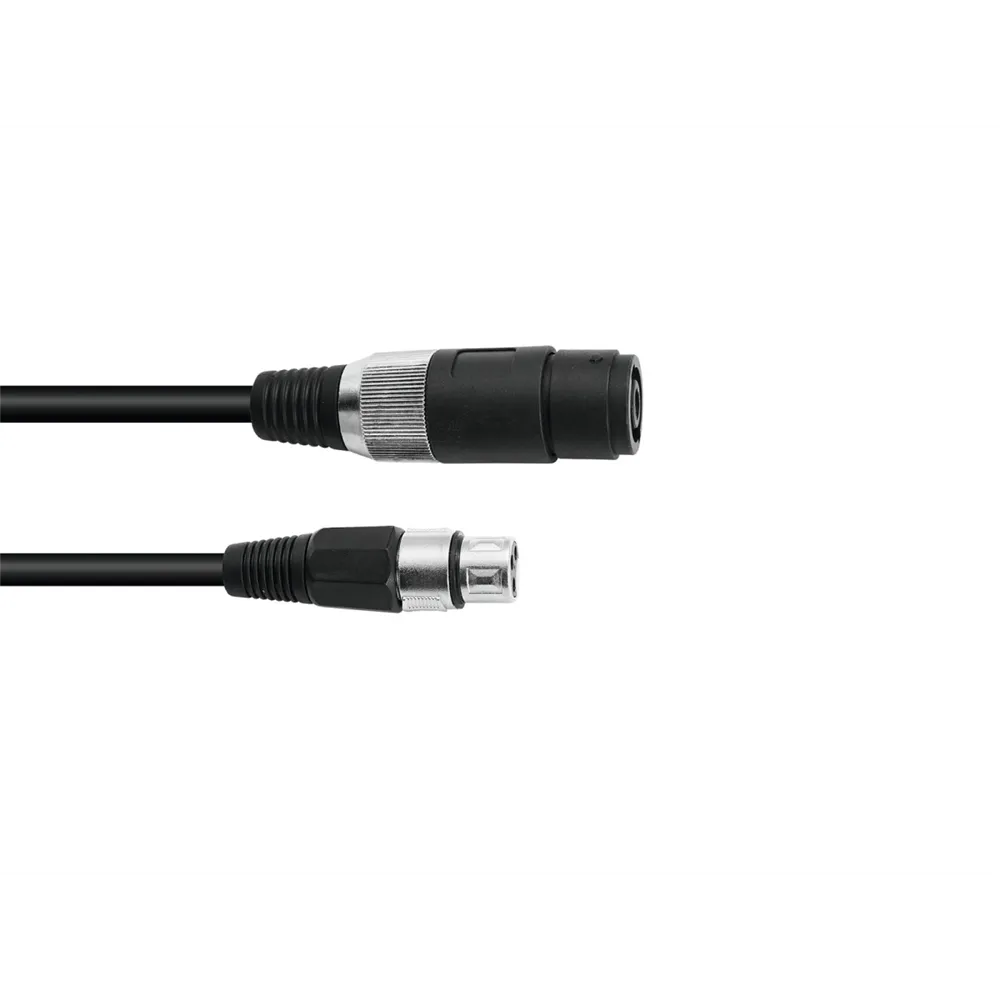 OMNITRONIC Adapterkabel Speaker(F)/XLR(F) 1m sw