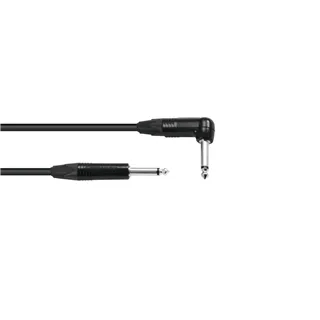 SOMMER CABLE Klinkenkabel 6,3 mono 1x 90° 3m sw Neutrik