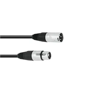 SOMMER CABLE XLR Kabel 3pol 0,5m sw Neutrik