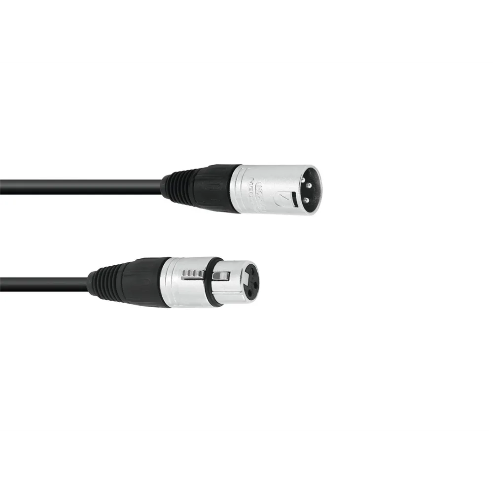 SOMMER CABLE XLR Kabel 3pol 0,5m sw Neutrik
