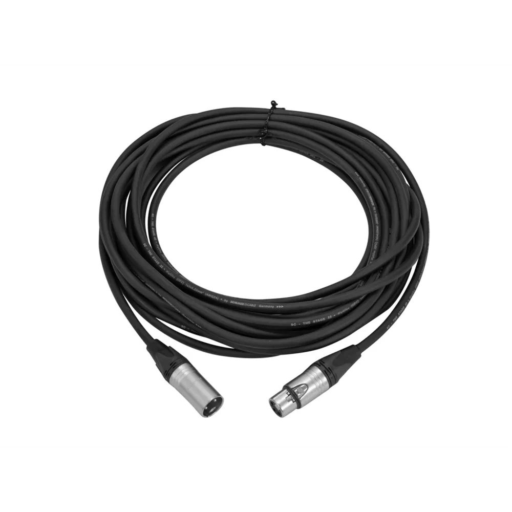 SOMMER CABLE XLR Kabel 3pol 10m sw Neutrik NEUE VERSION